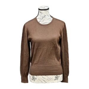 Vtg Rodier Sweater Womens M Wool Blend Heritage Old Money Quiet Luxury Academia